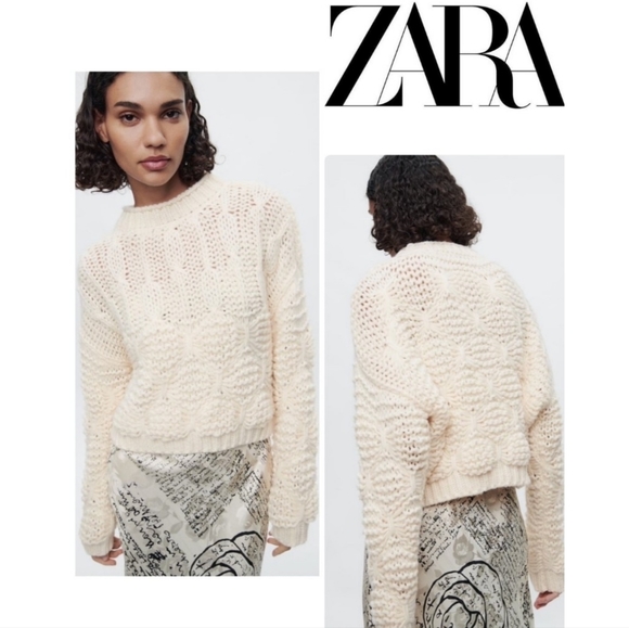 Zara Textured Knit Sweater - Picture 11 of 13